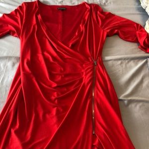 Red WrapDress